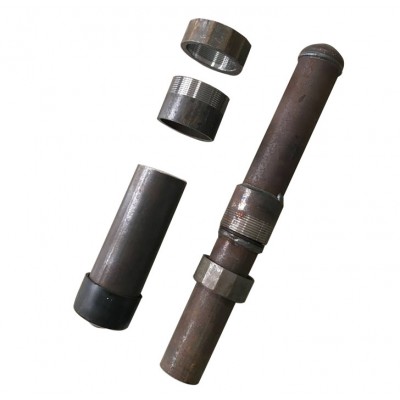 manufacturer of Threaded acoustic tube sonic pipe carbon pipe OD 54mm easy connecting save time